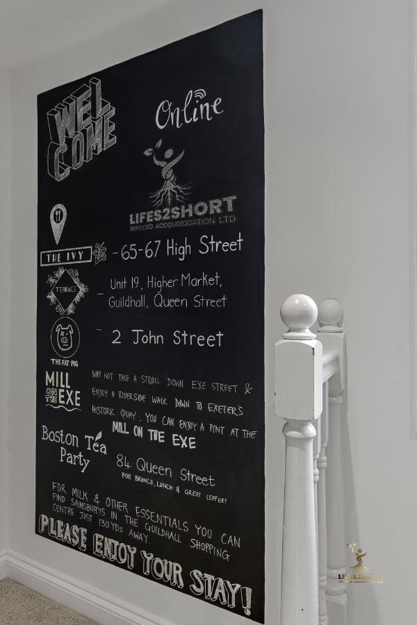 Luxe Courtyard Apartment For 4 Near Exeter City Centre Buitenkant foto